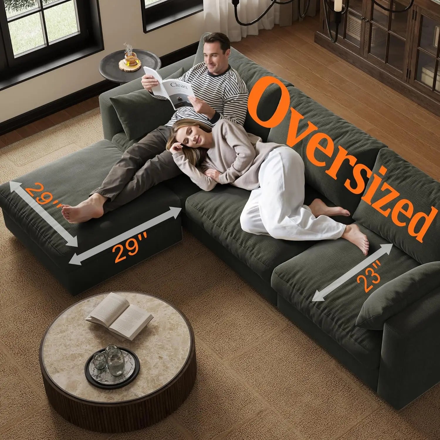 Cloud Modular Sofa with Storage