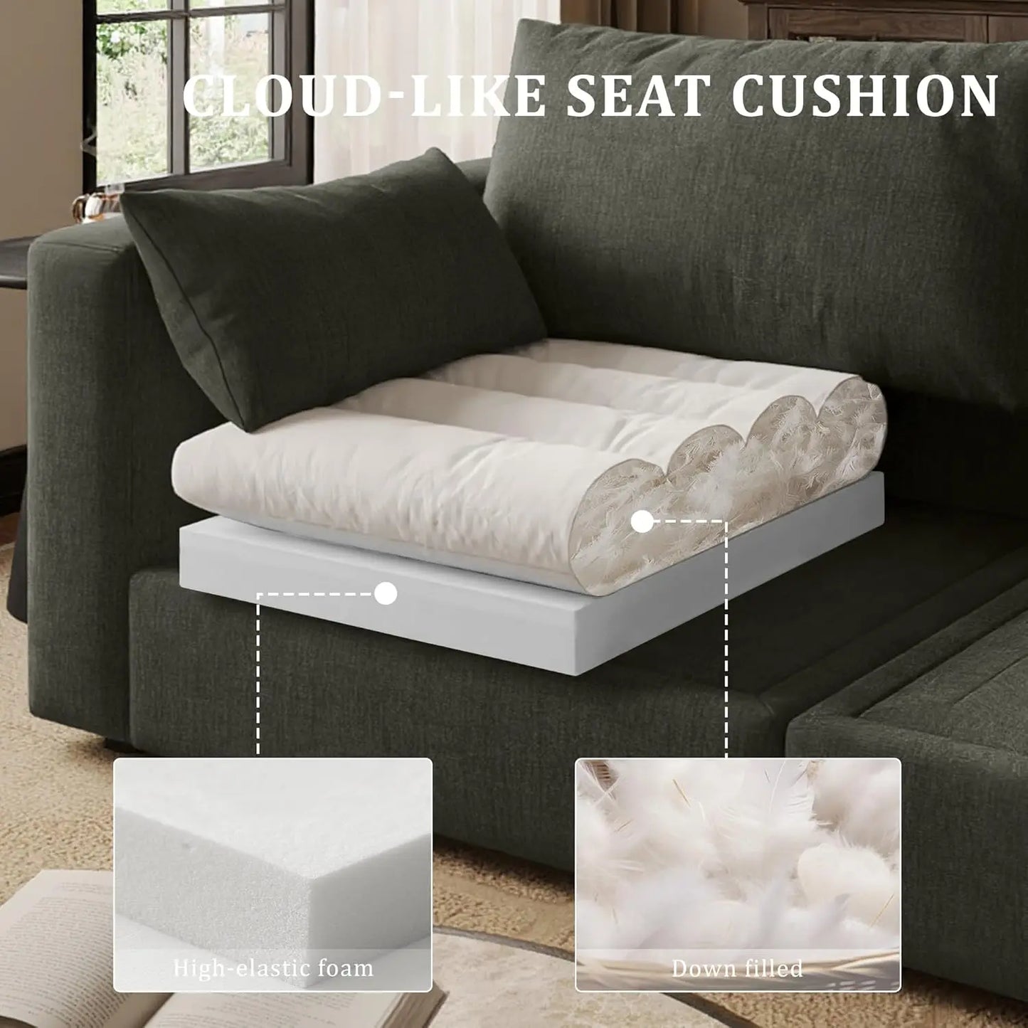 Cloud Modular Sofa with Storage
