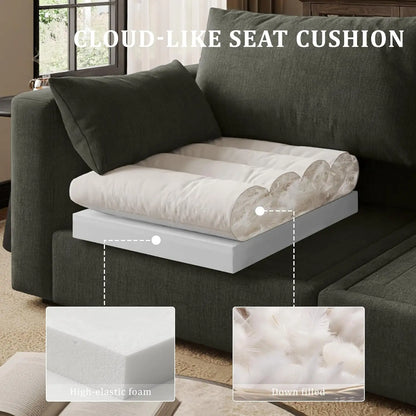 Cloud Modular Sofa with Storage